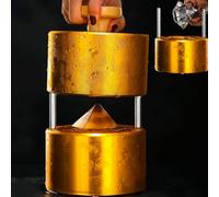 CAOJS Diamond Ice Ball Maker, Diamond Ice Cube Molds for 7.5 * 6cm Diamond Ice Ball, Gravity-Powered, Slow Melting & Long-Lasting Chilled, for Chilling Cocktails, Whiskey, Mocktails