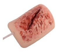 CAOJS Thigh Wound Packing Trainer Kit, Tourniquet Training Simulator - Realistic Silicone Bleeding Control Model, Stop The Bleed Training Kit for Trauma Hemostasis Education,18.5 * 14.5 * 6.5cm,Flesh