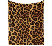 CaomeiWu Cheetah Print Blanket, 40"x50" Flannel Cool Cheetahs Themed Throw, Soft Nap Throw Blanket for Home Boys Girls Women Men Cheetah Leopard Print Lovers Gifts