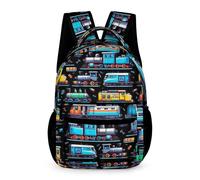 CaomeiWu Train School Backpack for Kids Girls Boys, 16 Inch Train Bookbag, School Backpack for Students Children, A Train Backpack, 16 inches (height) x 12.6 inches (width) x 6 inches (depth), Daypack