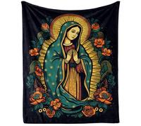 CaomeiWu Virgin Mary Throw Blanket for Kids Teens Adults Gifts, 80” x 60”