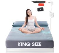 Caossuixin Grounding Fitted Sheet, Fitted Earthing Bed Sheet Grounding Sheets for Improving Sleep with 10% Silver Fiber & 90% Organic Cotton for Better Working & Help with Anxiety(Gray 153 * 203 * 33)