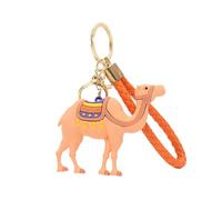 CAOXIAN Cartoon Camel Keychain Cute Animal Car Keychain Bookbag Pendant Desert Tourism Souvenir Gift Keyring for Girls Boys Women