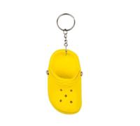 CAOXIAN Cute Shoe Keychain, Silicone Mini Shoe Pendant, Yellow, Unisex-Kids/Adults Gifts