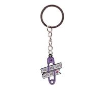 CAOXIAN You Are Safe With Me Keychain Quote Keychain Alloy Keychain LGBTQ Art Pin Shape Metal Pendant Supporter Decorative Gift, multi-coloured, F