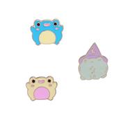 CAOXIANCartoon Frog Pin Set Funny Frog Brooch 3 Pieces Animal Brooches Enamel Pin Creative Lapel Pins for Women Men Kids Gift Funny Aesthetic Backpack Pins Badge for Backpacks Jackets Hats Bags