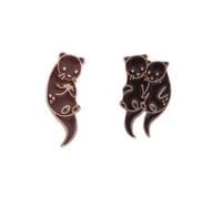 CAOXIANSalamander Pin Set Cartoon Animal Brooch Badge Cute Animal Brooch Pin Cute Enamel Lapel Pin Badges Brooch Pins Set for Clothing Jackets Backpacks DIY Crafts Accessories Supplies