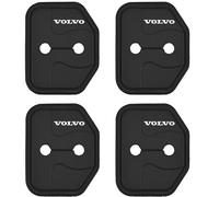 CAOXINZI 4 Pieces Car Door Latch Cover for Volvo XC40 XC60 XC90 V60 V90 S40 S60 EX30 EX40, Car Door Lock Protection Mat Car Silicone Door Lock Protective Cover Stopper Cover Latches Accessories