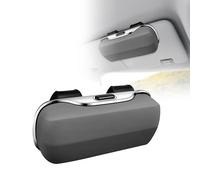 CAOXINZI Car Sun Visor Glasses Case for BMW X4 2014-2017, Sunglasses Holder for Car Visor Car Roof Sun Glasses Box Case Holder Multi-function Sunglasses Box,A GRAY