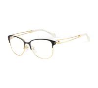 CAOXN Blue Reading Glasses Women's Fashion Ultra-Light Pure Titanium Frame Presbyopia Presbyopia Optical Glasses Diopter +1.0 To +3.0,Black,+2.50