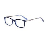 CAOXN Men's Outdoor Photochromic Reading Glasses, Smart Multi-Focus UV400 Polarized Sunglasses +1.0 To +3.0 Diopter,Blue,1.5 x