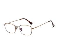 CAOXN Multifocal Photochromic Outdoor Reading Glasses, Pure Titanium Anti-Ultraviolet/HD Lens Diopter +1.0 To +3.0,Gold,+3.00