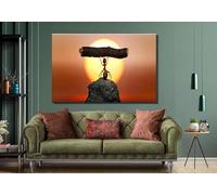 CAOXTART The Power Of The Ant Canvas Painting, Ant And The Sunset Poster and Prints, Inspirational Wall Art Picture, Home Wall Decor(30x40cm/Inner frame)
