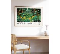 CAOXTART Yayoi Kusama Print Mural - Forest Gallery Wall Art, Abstract Inspired Kusama Poster, Japanese Painting on Canvas Artwork(80x120cm/Frameless)
