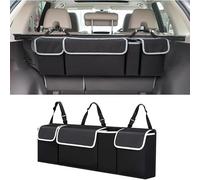 CaoYH Car Boot Seat Organiser with Adjustable Straps for mini 4-door 2014-2021 Backseat Hanging Foldable Cars Trunk Grocery Organizer Bags