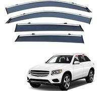 Car Wind Deflectors for Mercedes Benz GLC-L 2019 Smoke Window Sun Rain Visor Vent Guard Car Window Visor Guard Windows Rain Strip