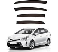 CaoYH Car Wind Deflectors for Toyota Prius Plus+ 2011-2022 Smoke Window Sun Rain Visor Vent Guard Car Window Visor Guard Windows Rain Strip