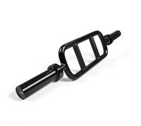 CAP 2" Solid Olympic Triceps Bar, No Collars, Black (New Version)