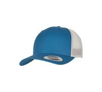 Flexfit Retro Trucker 2-Tone Baseball Cap, Steel Blue/Silver, One Size
