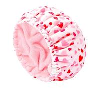 Cap - 31cm Adjustable Waterproof Elastic Bath Hat, Extra Large Silky Satin Hair Cover, Resistant Layers Reusable Bathing Hat | Travel Cap For Women Traveling Business Trip Home Gym School