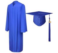 Cap and Gown Set 2024 - Matte Graduation Gown and Cap Tassel Set,Graduation for College High School Graduates, Judge Robe Costumes, Choir Robes for Church