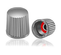 Cap Art TPMS Valve Stem Cap Kit, Gray, Universal for Car Tyre Valves, 20 Pack