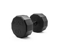 CAP Barbell 12 Sided Coated Dumbbell with Black Handle 30lb