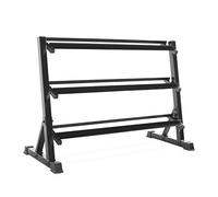 Cap Barbell 3 Tier Dumbbell Rack, Black, 51"