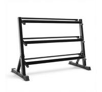 Cap Barbell 3 Tier Dumbbell Rack, Black, 51"