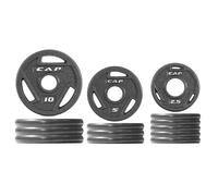 CAP Barbell 75 LB Elite Olympic 2-Inch Cast Iron Weight Plate Set