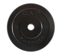 CAP Barbell Better Olympic Bumper Plate, Black, 55 lb Single