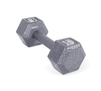 CAP Barbell Cast Iron Hex Dumbbell, Single, 15 lb