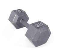 CAP Barbell Cast Iron Hex Dumbbell, Single, 30 lb