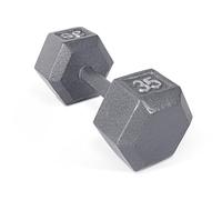 CAP Barbell Cast Iron Hex Dumbbell, Single, 35 lb
