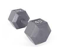 CAP Barbell Cast Iron Hex Dumbbell, Single, 40 lb