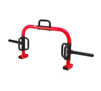 CAP Barbell Deluxe Open Trap Bar, Hex Bar, Shrug Bar, Deadlift Bar for Olympic and Standard Plates - Red