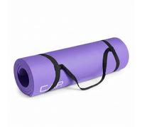 CAP Barbell High Density Exercise Yoga Mat with strap, 68"x24"x 1/2" - Purple