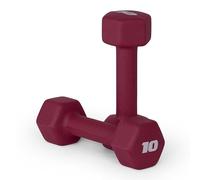 CAP Barbell Neoprene Dumbbell Weights, 10 lb Pair, Crimson