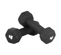 CAP Barbell Neoprene Dumbbell Weights, 4 lb Pair, Black