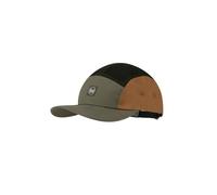 Buff| Cap 5 Panel Venture Flexible, UPF50, Lightweight, Comfortable, Washable, Little Explorers, One Size, Green