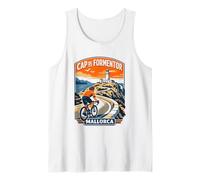 Cap de Formentor Mallorca Cycling Travel Graphic Tank Top
