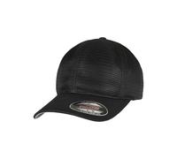 Flexfit Unisex 360 OMNIMESH Cap Baseballkappe, Black, S/M