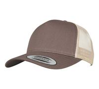 Flexfit 5-Panel Retro Trucker Cap 2-Tone BRN/Khaki One Size