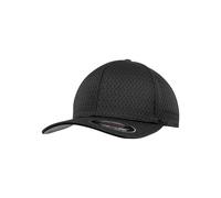 Flexfit by Yupoong Athletic Mesh Cap 6777 - Sporty Fit, Silver Underside - Black, One Size