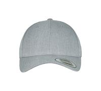 Flexfit 7706 Curved Classic Snapback Cap Heather Grey Colour: Heath One Size