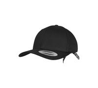 Flexfit Curved Bandana Tie Snapback Cap Unisex Kappe für Damen und Herren, einfarbige Mütze mit Bandana Verschluss