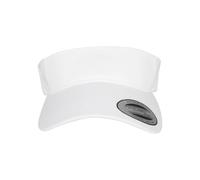 Flexfit Yupoong Damen und Herren Curved Visor Cap - Unisex Sonnenblende mit Klettverschluss - Farbe white one size