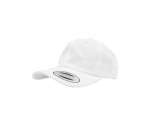 Cap Flexfit low profile cotton twill Blanc Junior