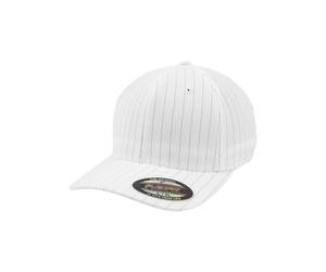 Cap Flexfit pintripe basic Blanc L/XL