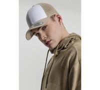 Flexfit Cap Retro Trucker – Colored Front – Khaki/White – One Size